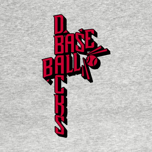 DBacks Baseball Vertical by Throwzack